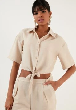 LELA Regular Fit - Overhemdblouse - Stone -Lyno Kleding Winkel fa6d3fc56307430f94e0bd3b7b5c8ff8